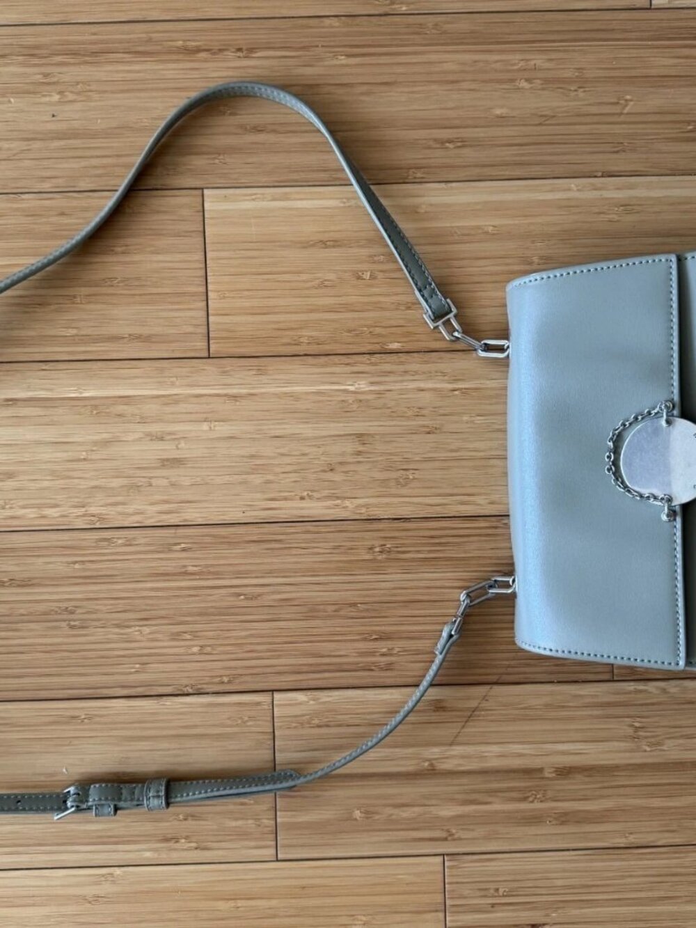 Charles & Keith Sage Green Crossbody Bag